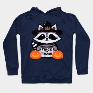 Raccoon Trick or Trash Hoodie